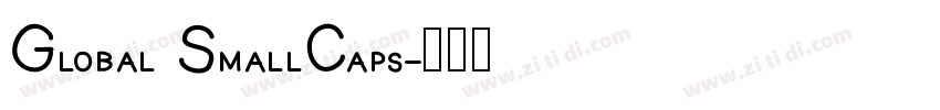 Global SmallCaps字体转换